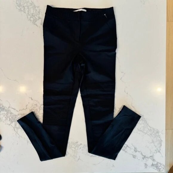 Diane von Furstenberg Women's Black Amour Skinny Pants - Size 2 - Picture 3 of 10